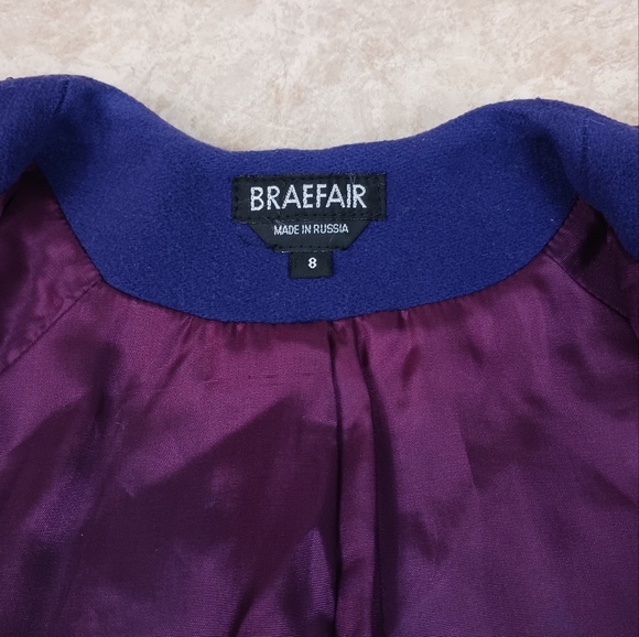 Vintage BRAEFAIR Coat Size 8 - Picture 8 of 10